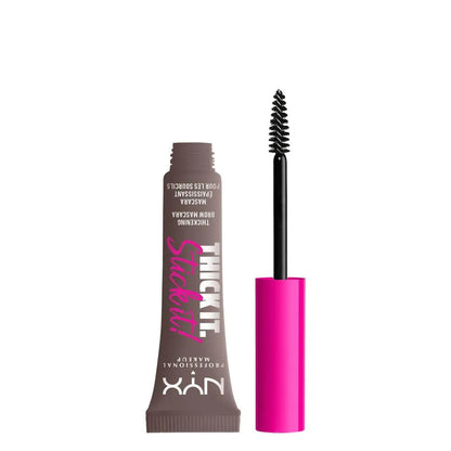 NYX PROFESSIONAL MAKEUP Thick It Stick It Thickening Brow Mascara, Eyebrow Gel - Cool Ash Brown 05 COOL ASH BROWN 0.23 Fl Oz (Pack of 1) - DivineLuxes