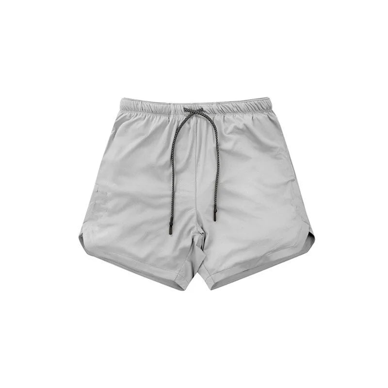 Medium Light Gray Sports Shorts for men