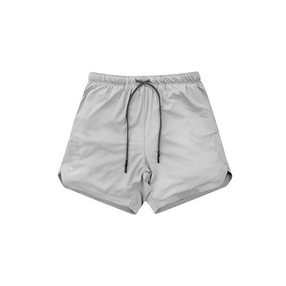 Medium Light Gray Sports Shorts for men