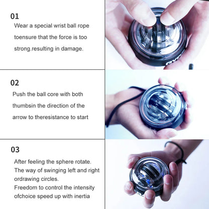 Gyroscopic Powerball Directions on how to use