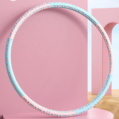 Stainless Steel Removable Fitness Hoop: Abdomen Workout Circle - DivineLuxes