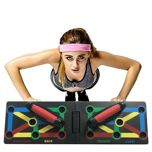 Push Up Rack Board 9 in 1 Body Building Fitness - DivineLuxes