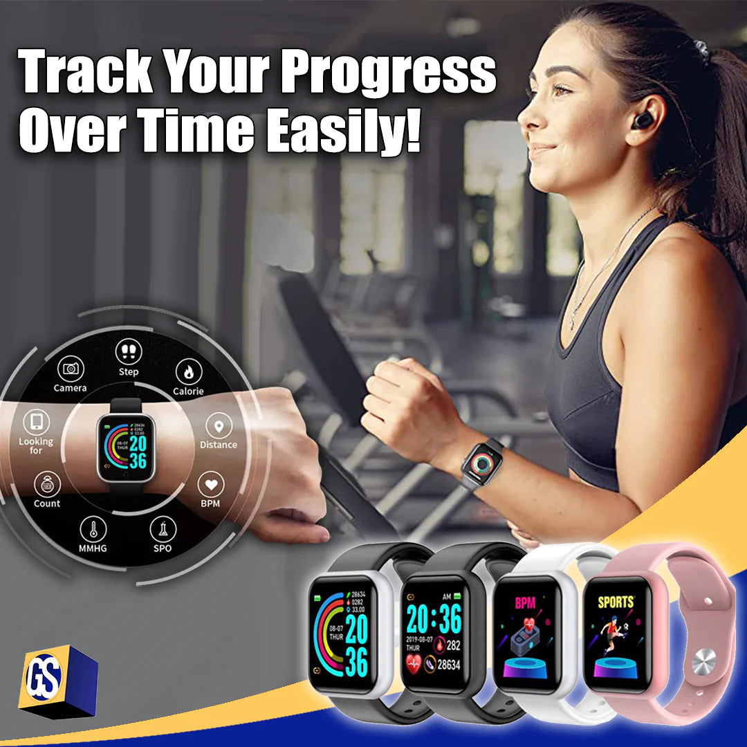 Waterproof Sport Fitness Smart Watch - DivineLuxes