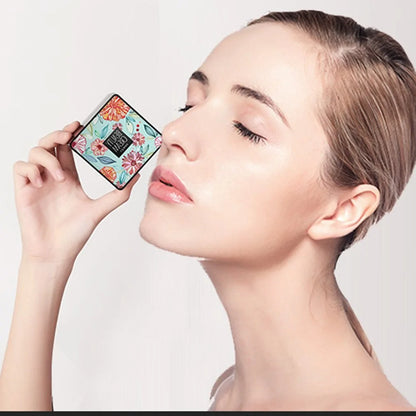 Lady Holding the Beauty Face Cream Natural