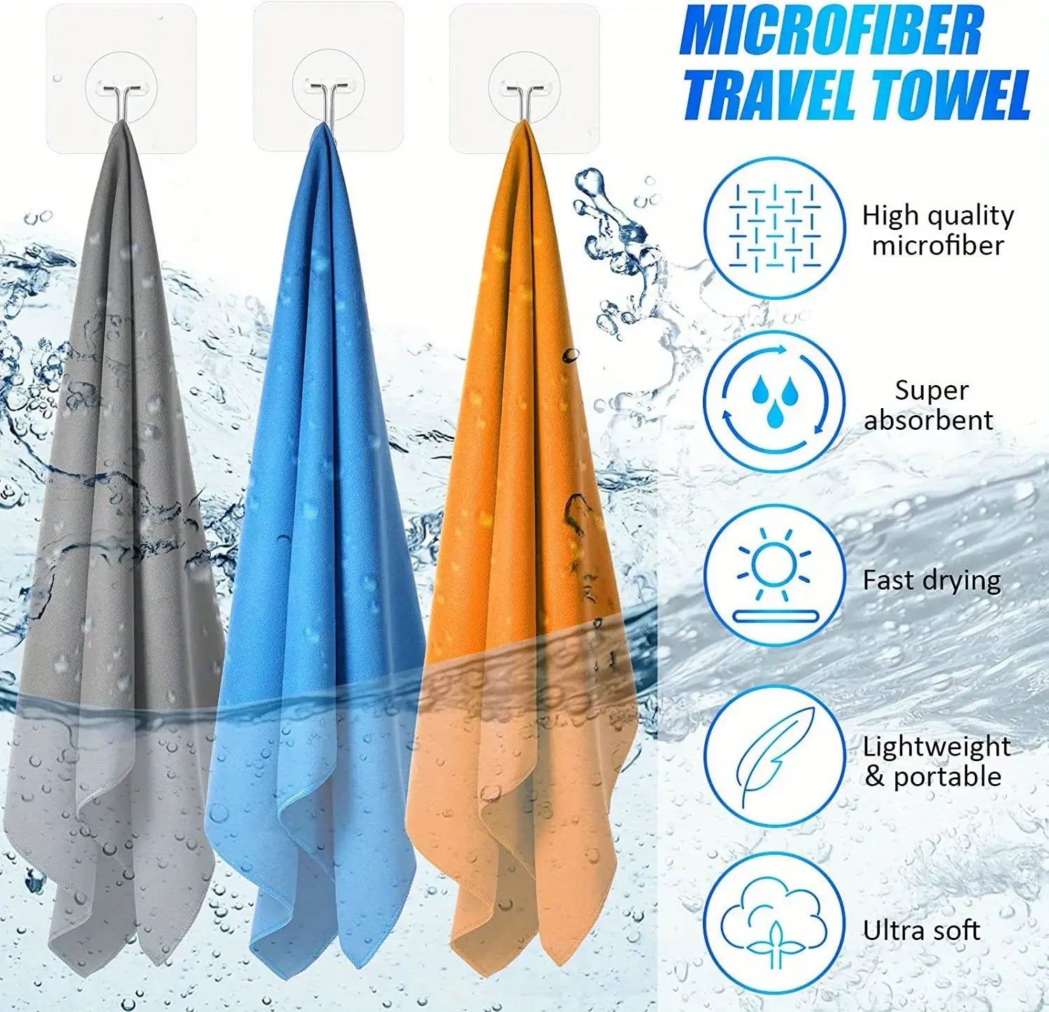 Quick Drying Absorbent Towels - DivineLuxes