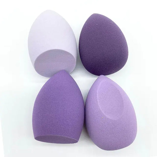 Purple 4pcs Makeup Sponge 