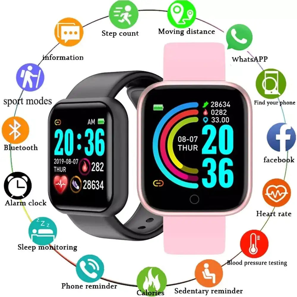 Waterproof Sport Fitness Smart Watch - DivineLuxes