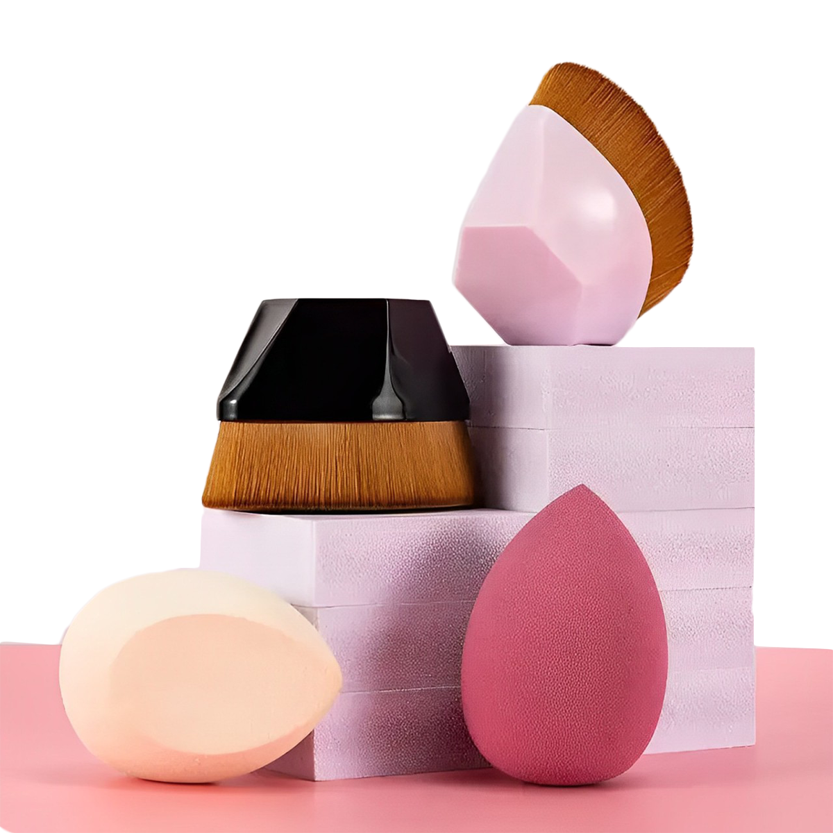 Beauty Blenders/Foundation Brushes Set - DivineLuxes