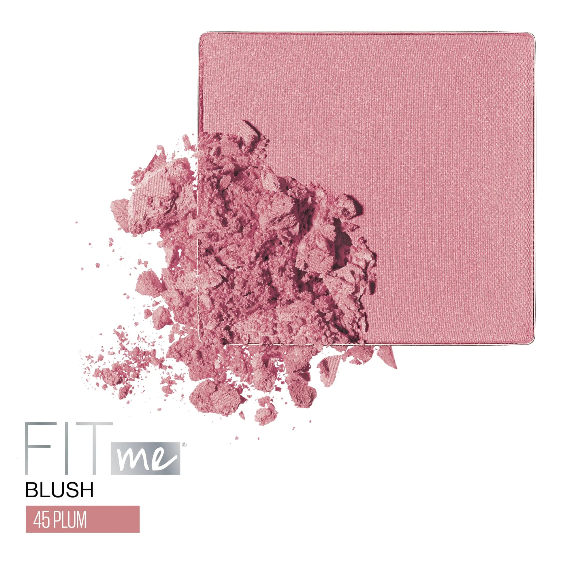 Maybelline Fit Me Blush, Lightweight, Smooth, Blendable, Long-lasting All-Day Face Enhancing Makeup Color, Plum, 1 Count 45 PLUM - DivineLuxes