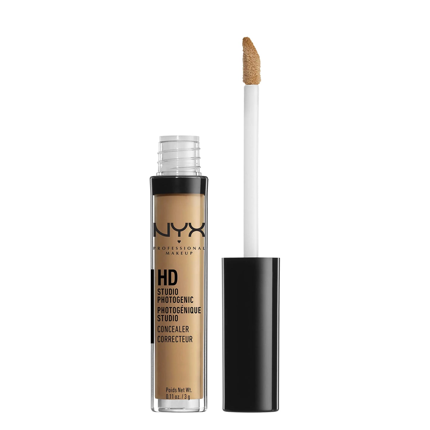 NYX PROFESSIONAL MAKEUP HD Studio Photogenic Concealer Wand, Medium Coverage - Tan 07 TAN 0.11 Ounce (Pack of 1) - DivineLuxes